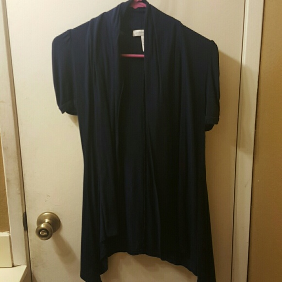 Dark blue cardigan
