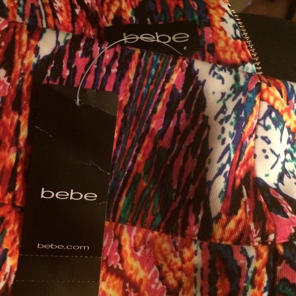 Colorful Bebe Printed Skirt