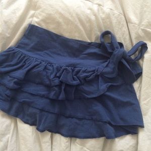 Sweet Blue Ribbon Skirt