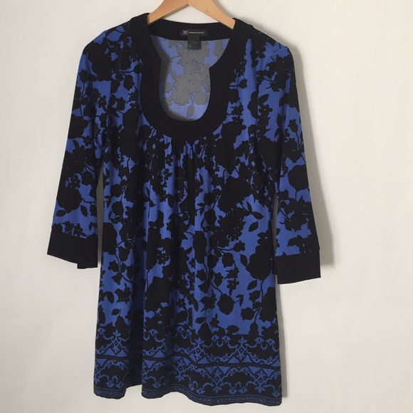 INC 3/4 Sleeves Printed Tunic
