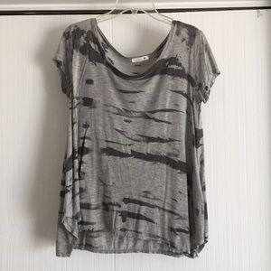 VERY soft grey on grey tee from Nordstroms