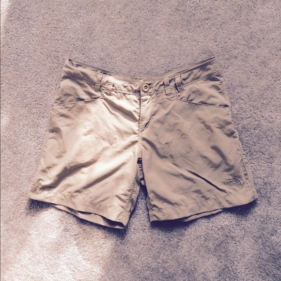 North Face khaki shorts
