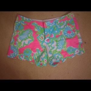 Lilly Pulitzer Pink A Delicacy Buttercup Shorts