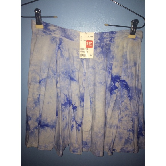 Sky Tie Dye Circle Skirt