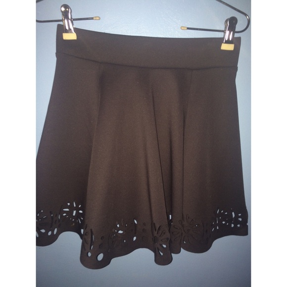 Floral Border Circle Skirt