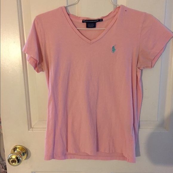 Light pink v neck Ralph Lauren