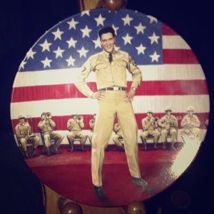 Elvis collector plate