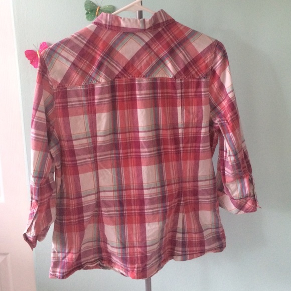 Plaid Button Up - Picture 4 of 4