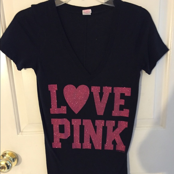 Black "love pink" from Victoria's secret
