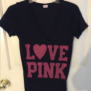 Black "love pink" from Victoria's secret