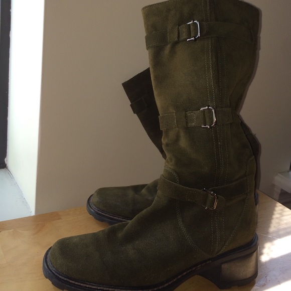 Aquatalia Green Boots