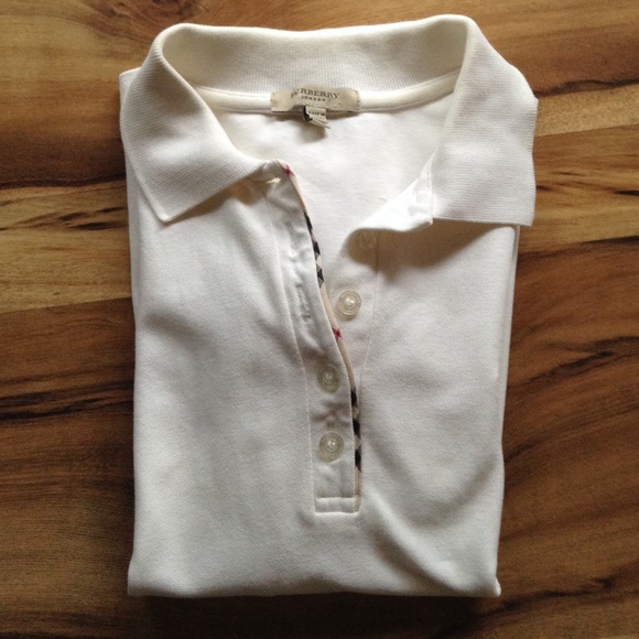 An authentic Burberry polo shirt