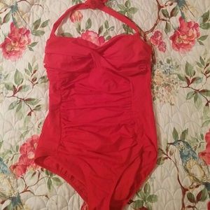 One piece bathing suit