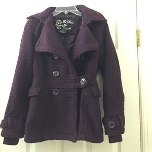 Purple peacoat