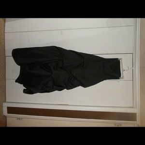 Black bridesmaid dress