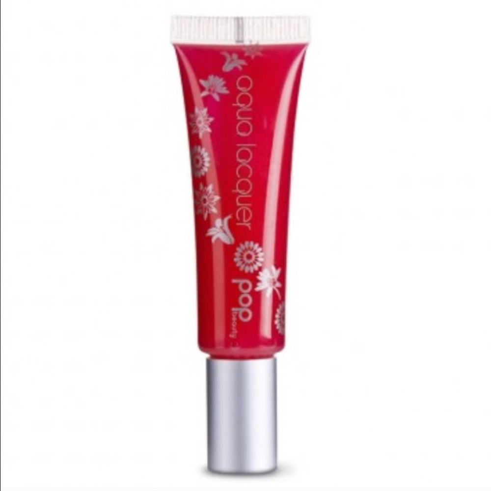 Pop Beauty Aqua Lacquer Lip Gloss in
‘Splashing Scarlet’