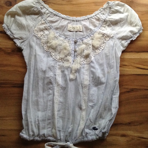 Light blue Abercrombie & Fitch blouse