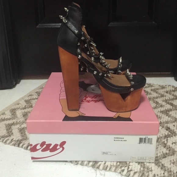 Collector  Jeffrey Campbell Dominique platforms