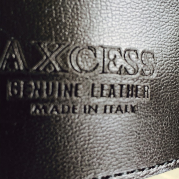 "A XCESS"WIDE LEATHER BELT- COGNAC & CHOCOLATE. - Picture 3 of 4