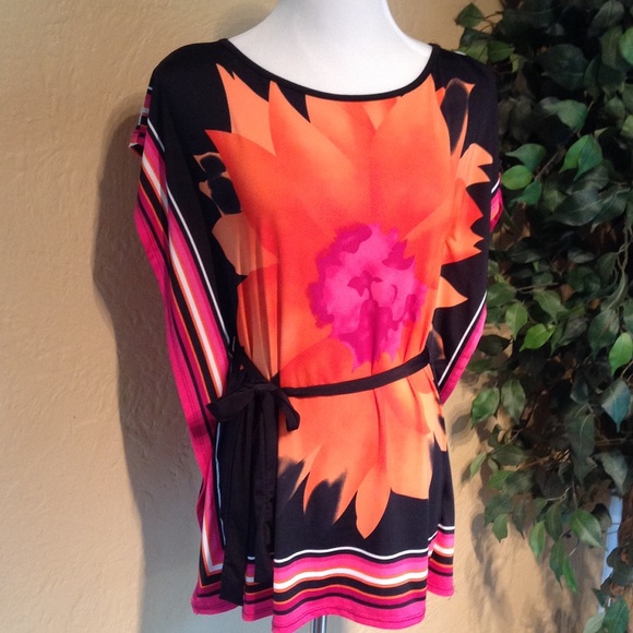 Bebe tunic with belt