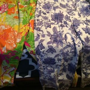 Comfy beautiful print pants _ 2 pairs