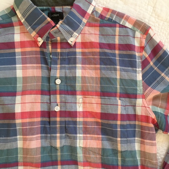 โ SOLD โ ๐ HP ๐ J. Crew > Indian Cotton Popover - Picture 2 of 3