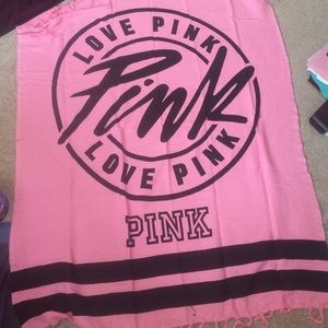 Victoria's Secret pink blanket