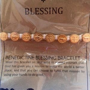 ⭐️White & Gold My Saint My Hero Bracelet