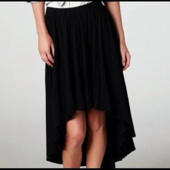 American Eagle black high low skirt