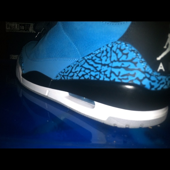 VNDS Air Jordan Retro III 3 "Powder Blue" - Picture 3 of 4