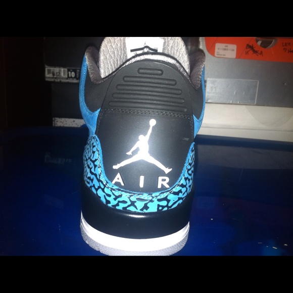 VNDS Air Jordan Retro III 3 "Powder Blue" - Picture 4 of 4