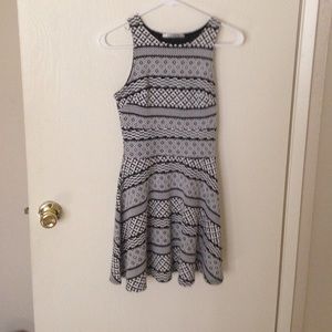 Black and white dress