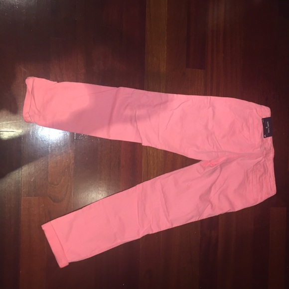 Pink stretchy american eagle pants