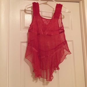 Size XS Free People flutter top