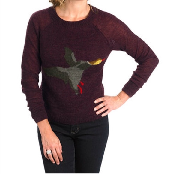 Woolrich Sweaters - Woolrich plum duck wool blend sweater m