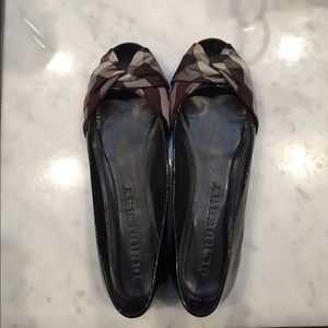 Burberry Patent Flats