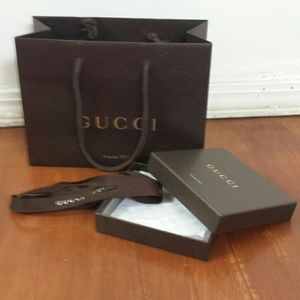 Gucci gift box and gift bag