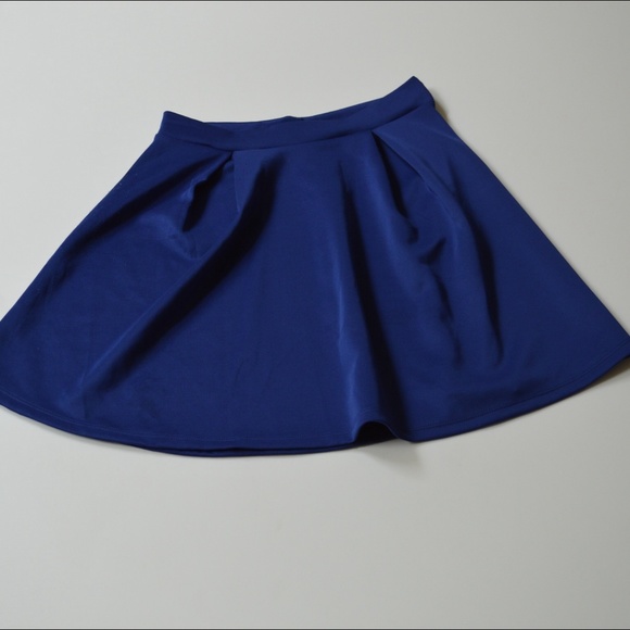 Deep blue skirt