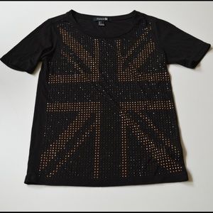 Black glam t-shirt