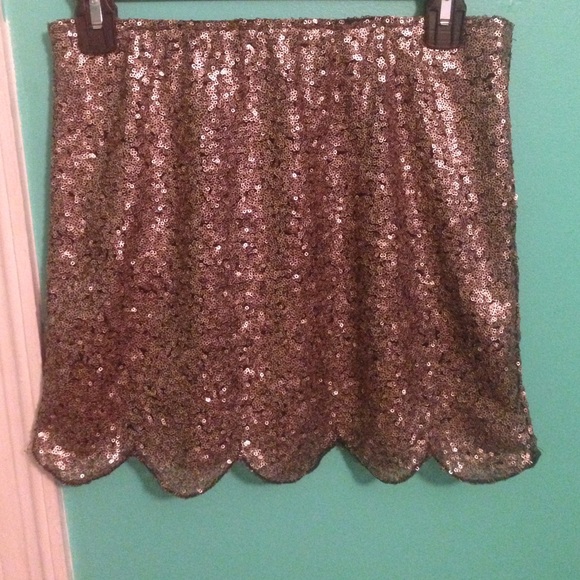 Nasty Gal sequin skirt