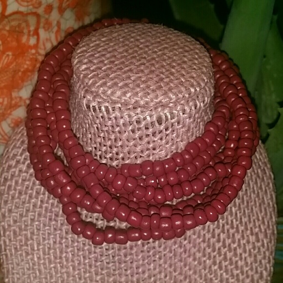 Stylish seed bead bracelet set.