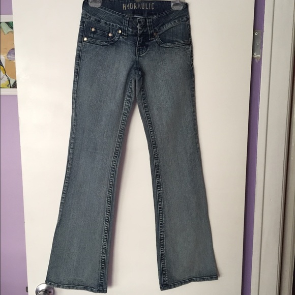 Hydraulic denim jeans size 3/4