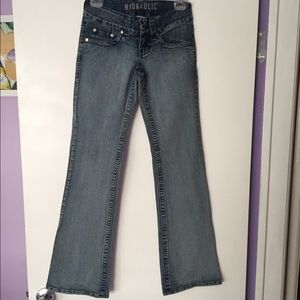 Hydraulic denim jeans size 3/4