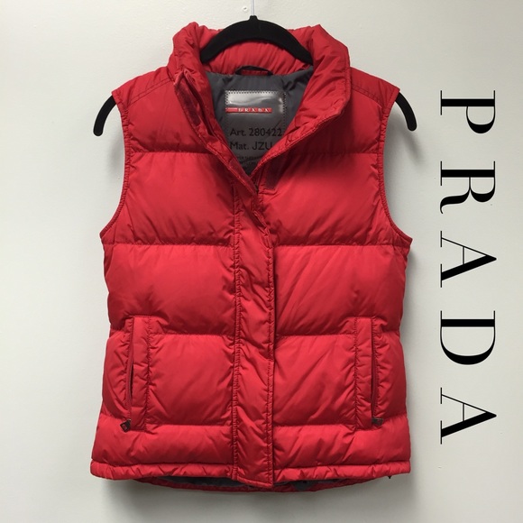 prada down vest