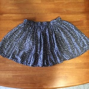 Aeropostale Leopard Print Flowy Skirt. NWOT