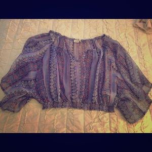 Hollister BOHO crop top