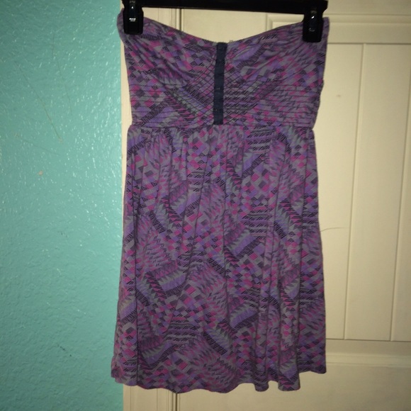 strapless billabong dress