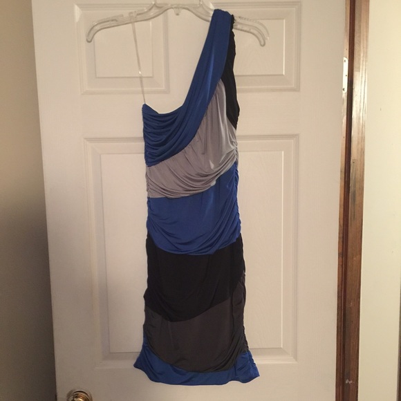 Colorblock Shoulder Dress