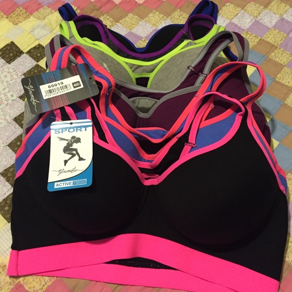 6 sports bras , 40 D $15 will fit 36-38, as well.