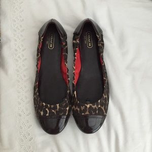 Coach Cheetah Ballet Flats - SALE!!